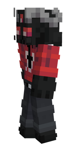 Black skin: body, left side render