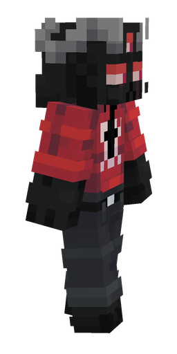 Black skin: body, right side render