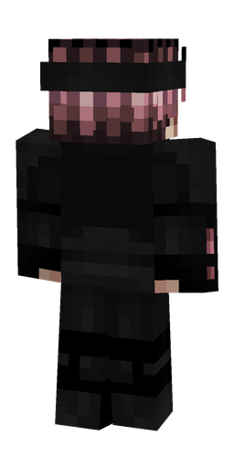 Black skin: body, back render
