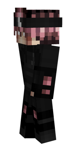 Black skin: body, left side render