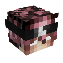 Black skin: head render