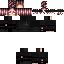 Black skin: raw texture render