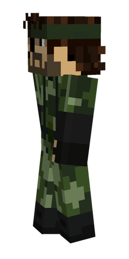 Black skin: body, left side render