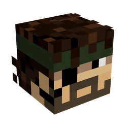 Black skin: head render