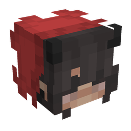 Black skin: head render