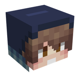 Black skin: head render