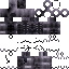 Black skin: raw texture render