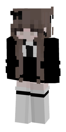Black skin: body, front render