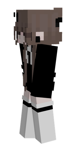 Black skin: body, left side render