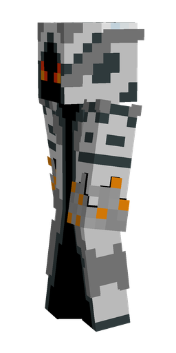 Black skin: body, left side render