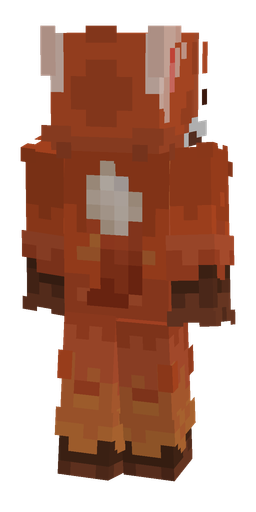Brown skin: body, back render