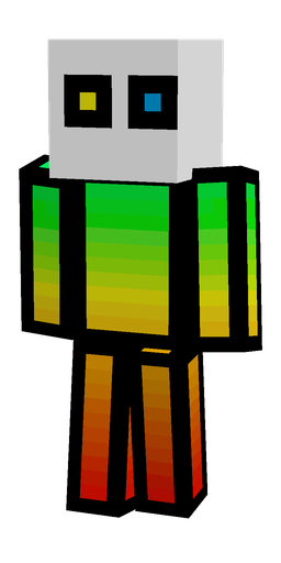 Black skin: body, front render