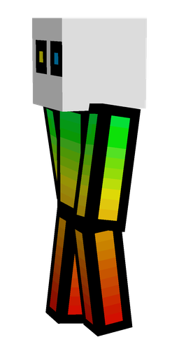 Black skin: body, left side render