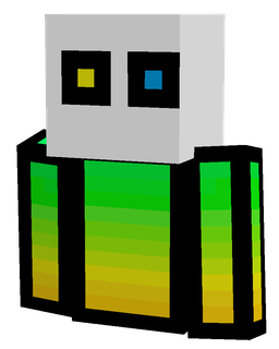 Black skin: bust render