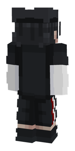 Black skin: body, back render