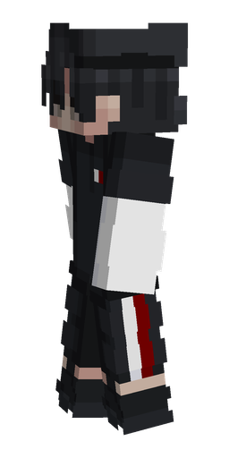 Black skin: body, left side render