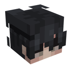 Black skin: head render