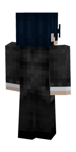 Black skin: body, back render