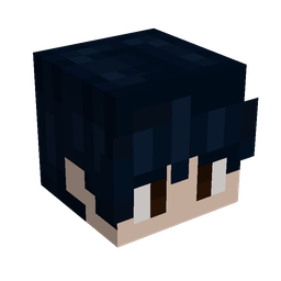 Black skin: head render
