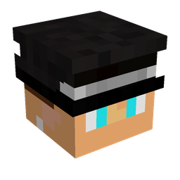 Black skin: head render