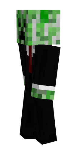 Black skin: body, left side render