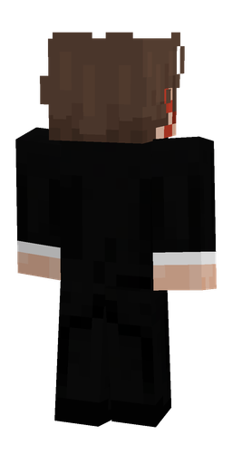 Black skin: body, back render