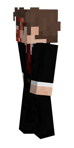 Black skin: body, left side render