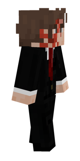 Black skin: body, right side render