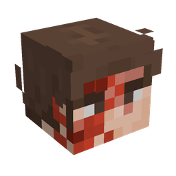 Black skin: head render