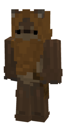 Brown skin: body, front render