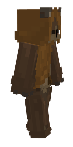 Brown skin: body, right side render