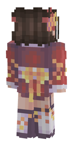 Brown skin: body, back render