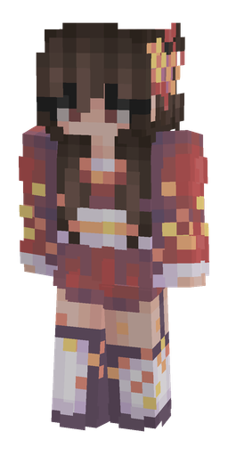Brown skin: body, front render