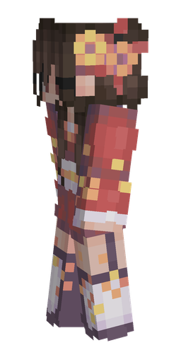 Brown skin: body, left side render