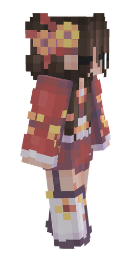 Brown skin: body, right side render