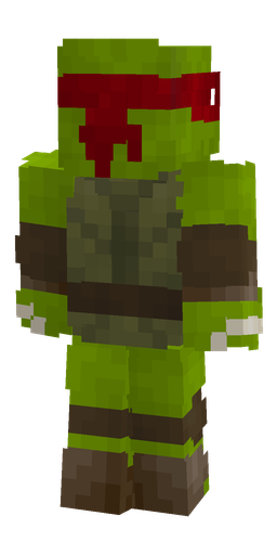 Brown skin: body, back render