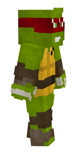 Brown skin: body, right side render