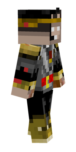 Black skin: body, right side render