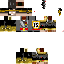 Black skin: raw texture render