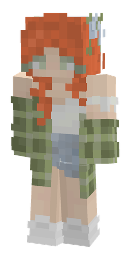 Green skin: body, front render