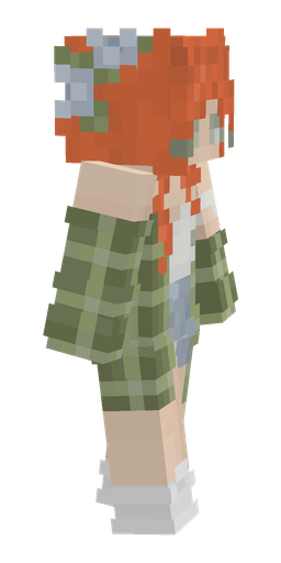 Green skin: body, right side render