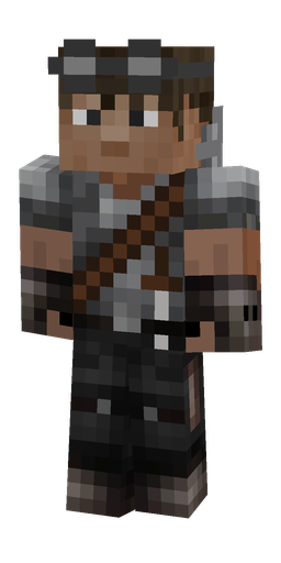 Black skin: body, front render