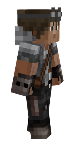 Black skin: body, right side render