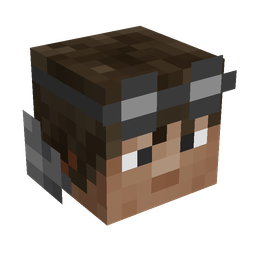 Black skin: head render