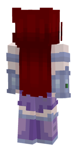 Blue skin: body, back render