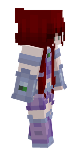 Blue skin: body, right side render