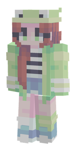 Green skin: body, front render