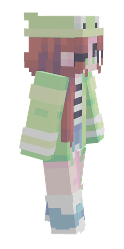 Green skin: body, right side render