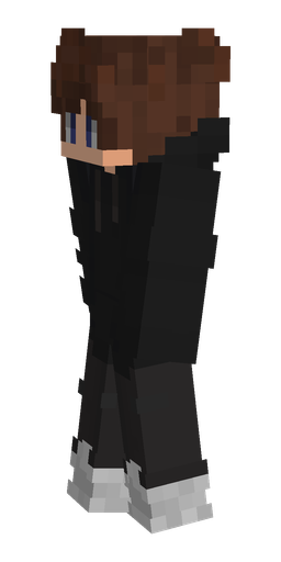 Black skin: body, left side render