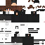 Black skin: raw texture render
